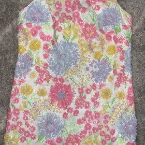 Lilly Pulitzer Airbella Floral Sequined Shift Dress